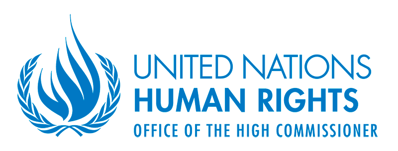 Logo of the office of the United Nations High Commissioner for Human Rights.